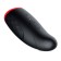 Masturbateur en silicone en forme de bouche vibrant OWEN avec effet chauffant, rechargeable, rouge