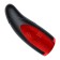 Masturbateur en silicone en forme de bouche vibrant OWEN avec effet chauffant, rechargeable, rouge