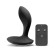 Plug anal vibrant en silicone avec stimulation électrique et télécommande sans fil Herrules 11 x 3 cm noir Rechargeable