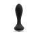Plug anal vibrant en silicone avec stimulation électrique et télécommande sans fil Herrules 11 x 3 cm noir Rechargeable