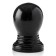 Plug anal TOSHY noir 9,5 x 6 cm