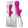 Vibrateur Lapin en Silicone MAVERDICK 21,6 x 3,4 cm fuchsia
