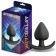 Plug anal en silicone portable SHION 8.1 x 4.1 cm noir