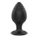 Bouchon anal en silicone STEPS L 9 x 4,5 cm noir