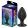 Bouchon anal en silicone STEPS M 7,2 x 3,5 cm noir
