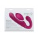 Gode-ceinture vibrant sans sangle en silicone avec télécommande sans fil SHISHI MIDNIGHT RIDER 21,3 x 3,6 cm Rose
