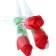 String en dentelle à l'intérieur d'un bouton de rose - Taille unique
