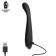 Vibromasseur G-Spot en silicone flexible STABY 19,5 x 2,6 cm noir rechargeable
