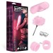 Kit de bondage BDSM Line comprenant 4 pièces roses