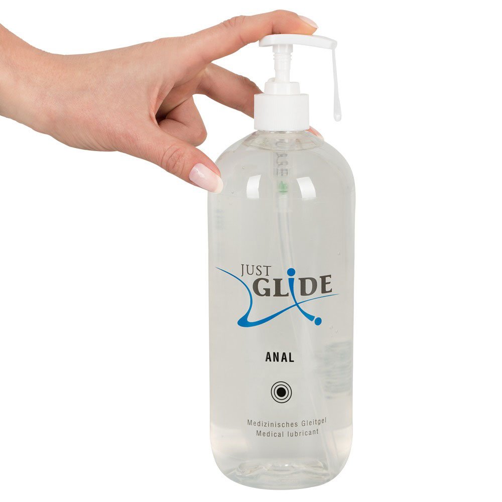 Waterbasis Anaal Glijmiddel Just Glide met 1 l Dispenser