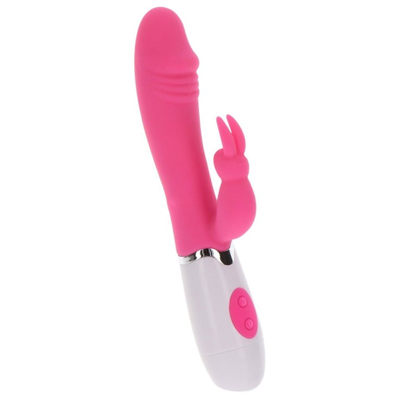 Vibratore Rabbit in Silicone FUNKY RABBIT 19 x 3 cm Rosa