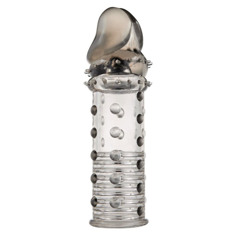 Guaina Fallica Allunga Pene Stimolante POWER STUD Grigio