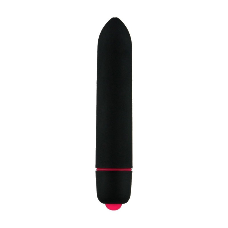 Mini Vibratore Bullet in Silicone UNIVIBE 9 x 1,7 cm Nero