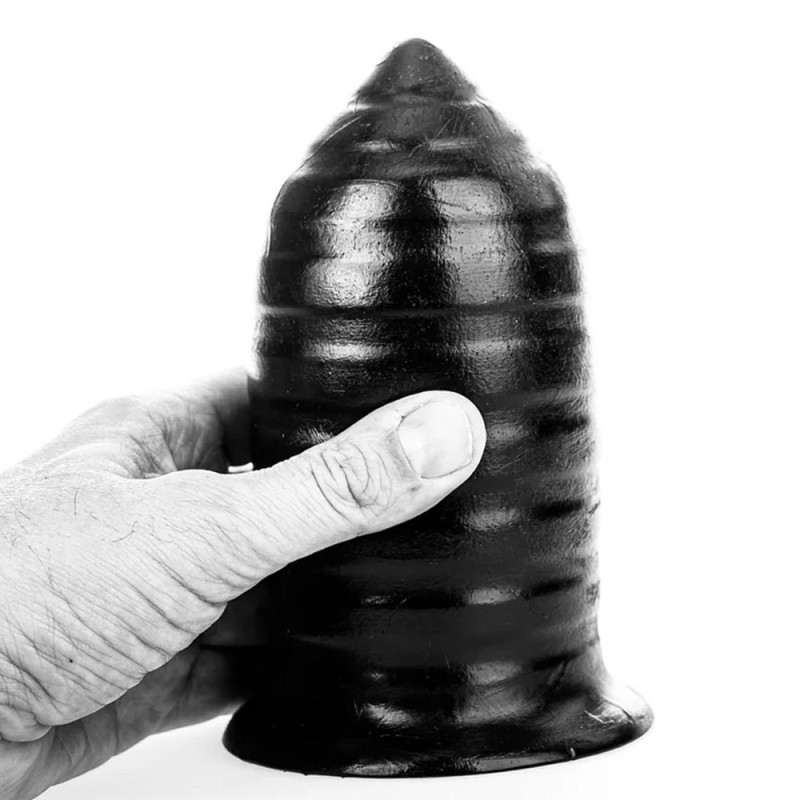 Plug Anale Gigante THRILL All Black 16 x 8 cm Nero