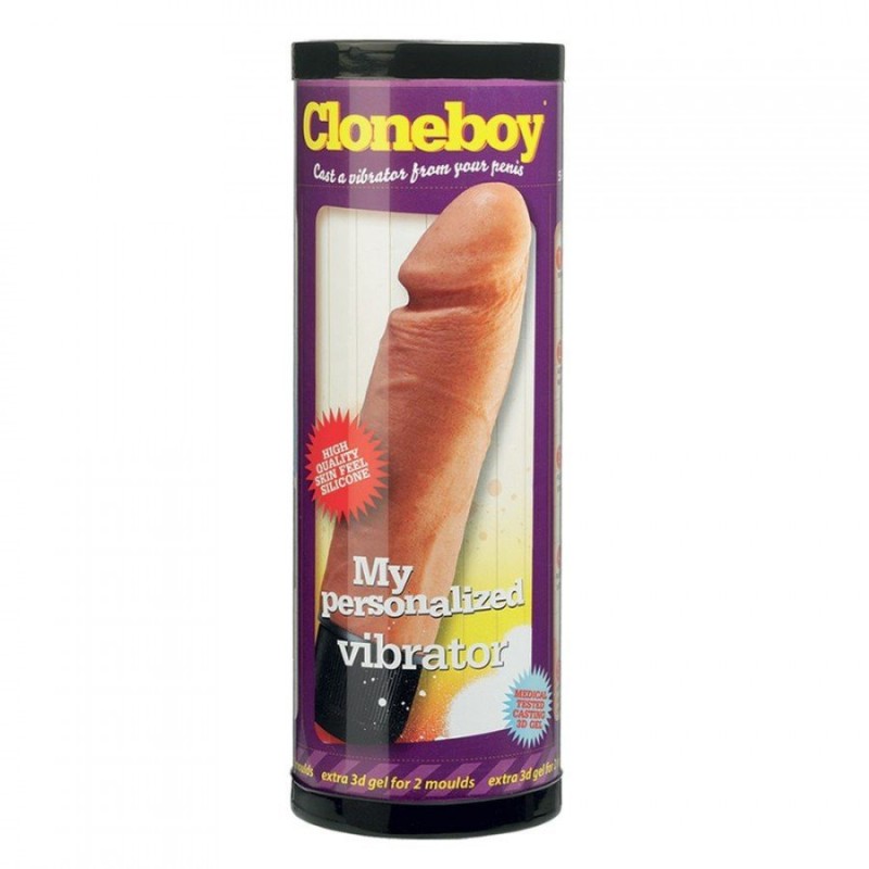 Stampo per Creare Vibratore Personale in Silicone Cloneboy Pelle Chiara