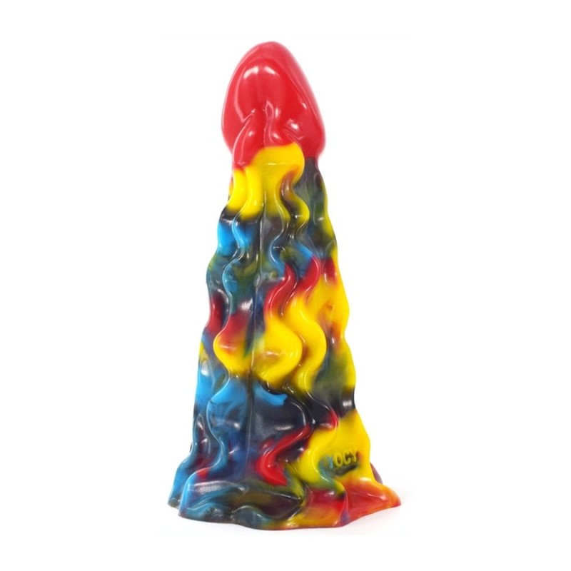 Dildo in Silicone HIMIKS 22 x 8 cm Multicolore