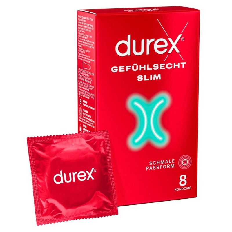 Preservativi SENSUAL SLIM Durex x 8