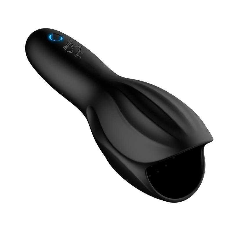 Vibratore per Pene in Silicone per Glande TIPER Nero Ricaricabile