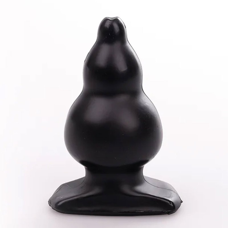 Plug Anale Progressivo TRIPLE 15 x 5,5 cm Nero