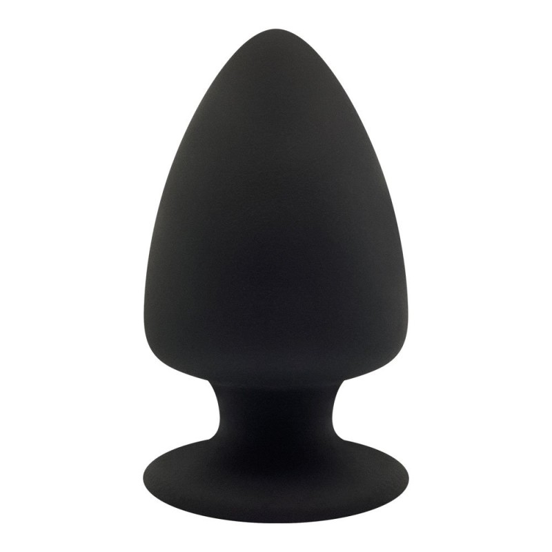 Plug Anale in Silicone MODEL 1 L 13 x 7,2 cm Nero