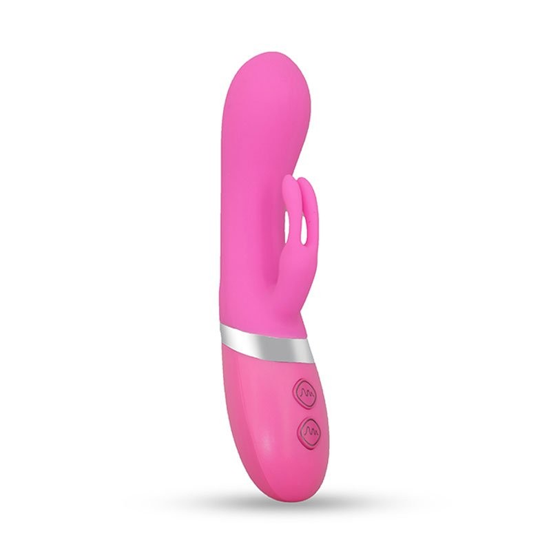 Vibratore Rabbit in Silicone THE RHYTHM 19 x 3,5 cm Rosa - SCATOLA ESTERNA DIFETTOSA