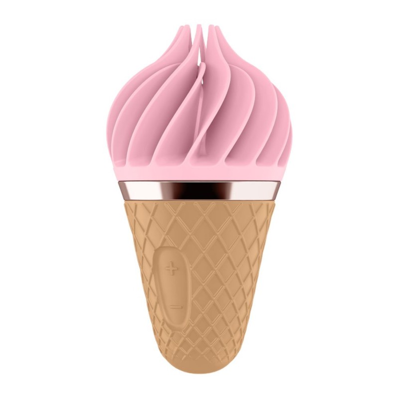 Lecca Clitoride SWEET TREAT Satisfyer in Silicone Rosa Ricaricabile