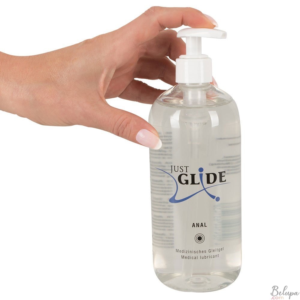 Lubrificante Anale Base Acquosa con Dispenser Just Glide 500 ml