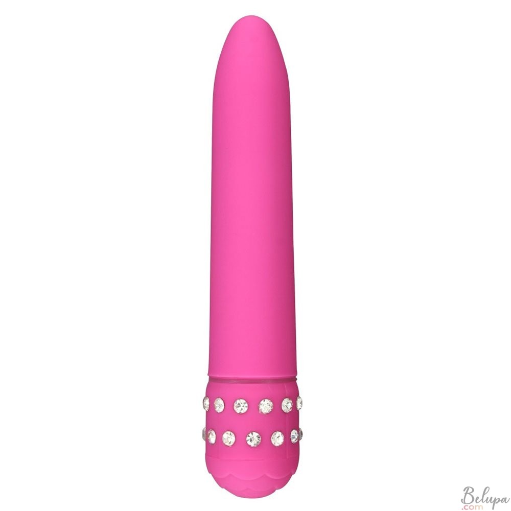 Vibratore Classico DIAMOND SUPERBE 15,5 x 2,5 cm Rosa