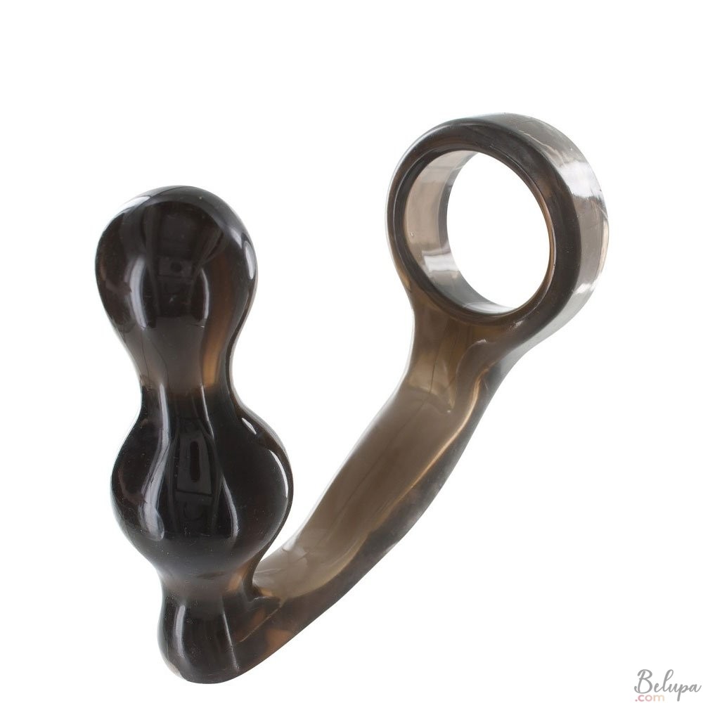 Anello Fallico e Stimolatore per Prostata Toyjoy 11,5 x 4 cm Nero