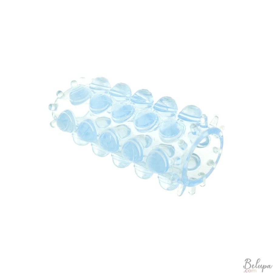 Guaina Fallica Stimolante Aperta POWER STRETCHY Azzurro