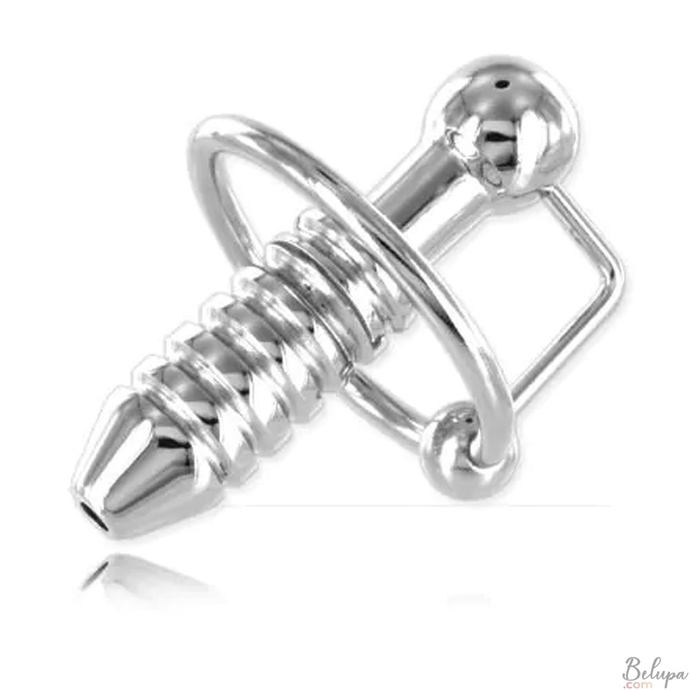 Dilatatore Uretrale in Acciaio Inossidabile con Foro Centrale TORPEDO 5 x 1,2 cm Argento