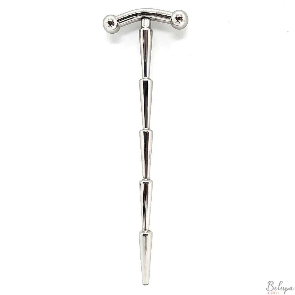 Sonda Uretrale in Acciaio Inossidabile SMOOTH CUM RATTLE 10 x 0,6 cm Argento