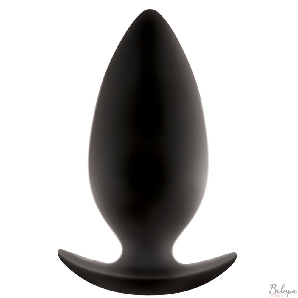 Plug Anale in Silicone Indossabile SPADES LARGE 10,5 x 4,4 cm Nero