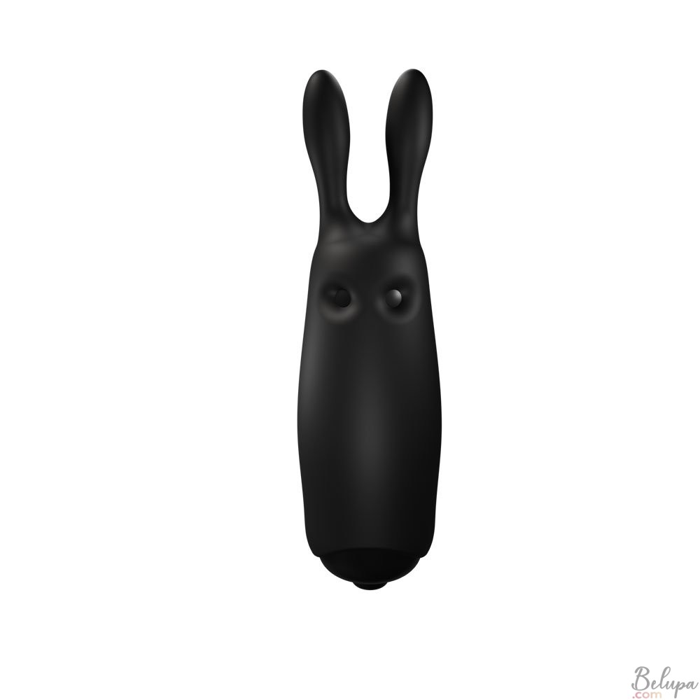 Mini Vibratore Bullet in Silicone POCKET RABBIT 8,5 x 2,3 cm Nero