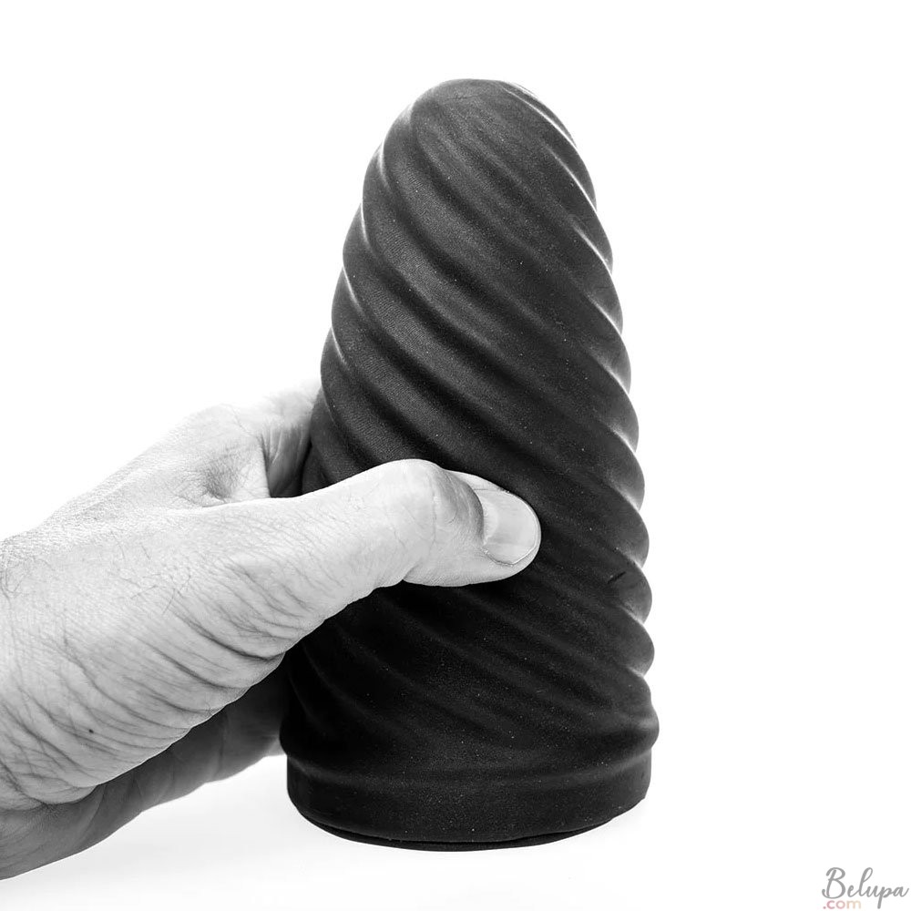Doppio Masturbatore LOOP All Black 16 x 8 cm Nero