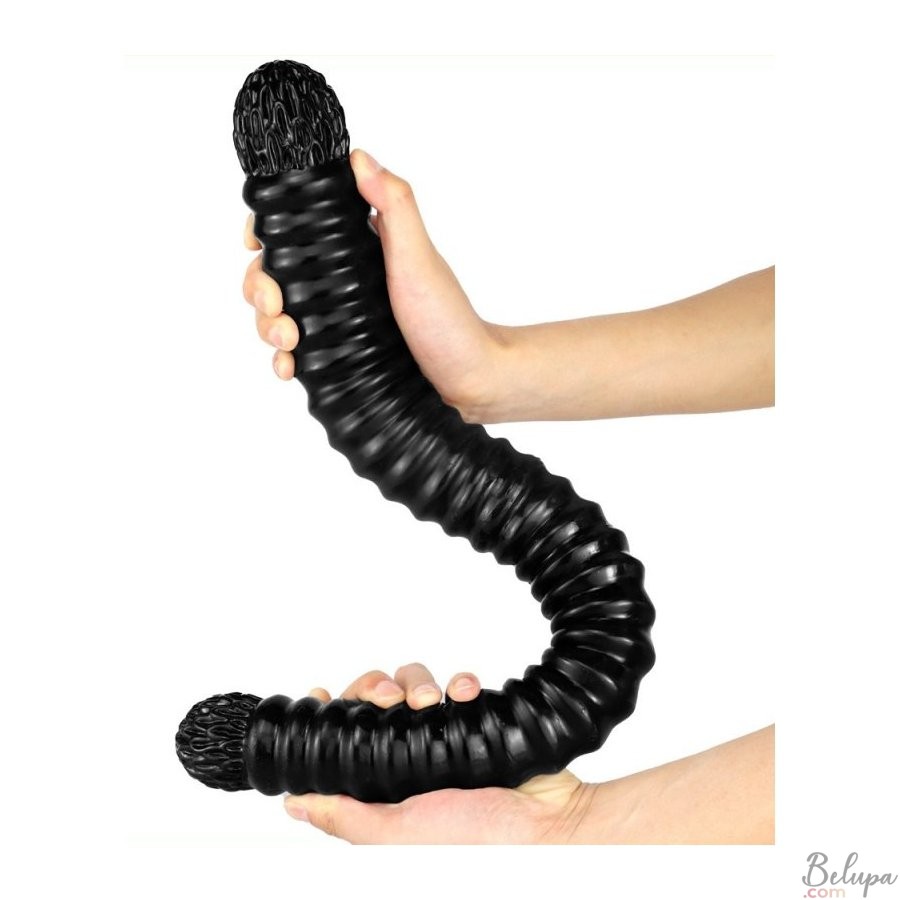 Dildo Doppio BIG TORTOS Nero 55 x 5,5 cm