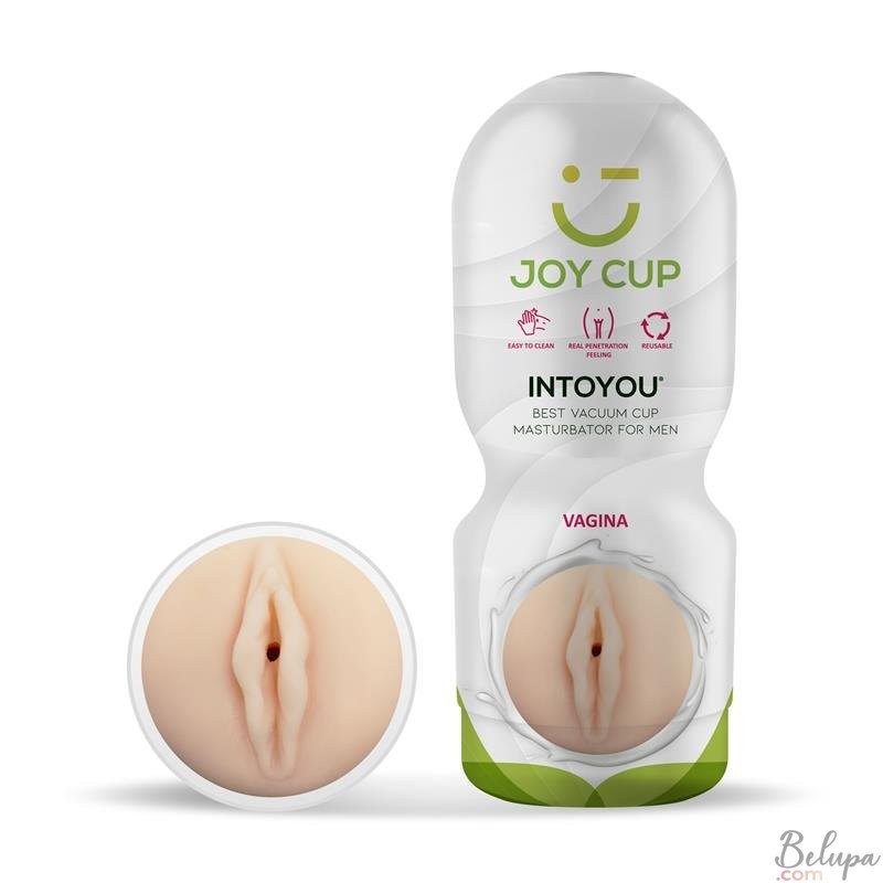 Masturbatore a Forma di Vagina Joy Cup VAGINA Pelle Chiara