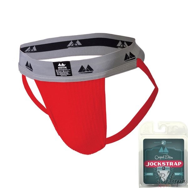 Jockstrap Slip da Uomo MM Original Jock Collection Rosso