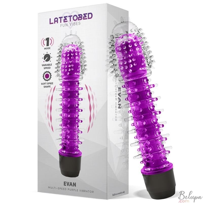 Vibratore EVAN 16,5 x 4 cm Viola