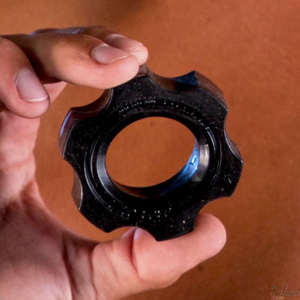 Anello Fallico da 6 cm JET Zizi a Forma di Ingranaggio Nero