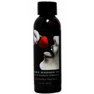 Olio per Massaggi Commestibile Earthly Body alla Fragola 60 ml