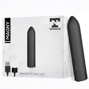 Mini Vibratore Bullet MAGNY 8,8 x 1,8 cm Nero Ricaricabile