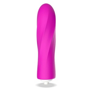 Mini Vibratore in Silicone TRIMY 10,5 x 3 cm Fucsia