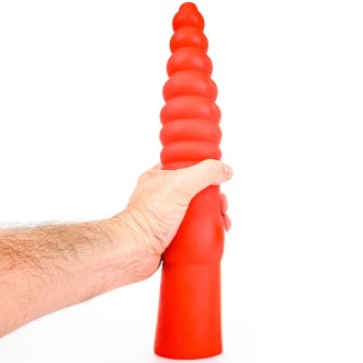 Dildo Anale DRAINER All Red 34 x 6 cm Rosso