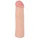 Guaina Fallica Allunga Pene Regolabile BIG BLACK 22 x 4,8 cm Pelle Chiara
