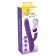 Vibratore Rabbit Rotante in Silicone con Spinta e Lecca Clitoride Sweet Smile 24,7 x 3,7 cm Viola Ricaricabile