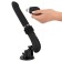 Sex Machine Portatile Vibrante in Silicone con Spinta, Telecomando Wireless e Ventosa Removibile 36,8 x 3,6 cm Nero Ricaricabile