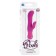 Vibratore Rabbit in Silicone POSH 17,5 x 3,7 Rosa 