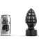 Plug Anale All Black GRENADE 14 x 6 cm Nero