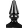 Plug Anale Gigante POP 13 All Black 28,5 x 12,6 cm Nero